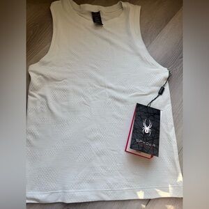 Spyder ladies’ Activewear light gray Top size S new